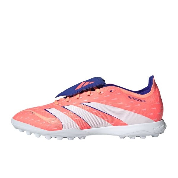 Giày bóng đá Adidas Predator 25 League FT TF JQ1074 -Màu  Cam, Lưỡi gà Lật