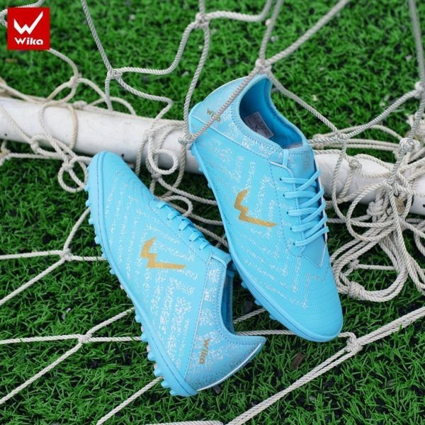 Giày đá bóng Wika Hunter II xanh ngọc - Trẻ Em