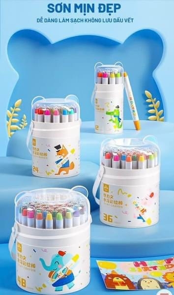 Bộ bút sáp màu cho bé N24022604 Shop QM