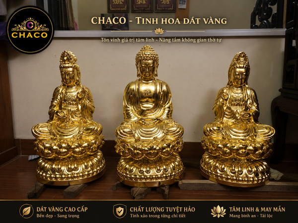 Dịch vụ dát vàng tượng Phật ở Hà Nội