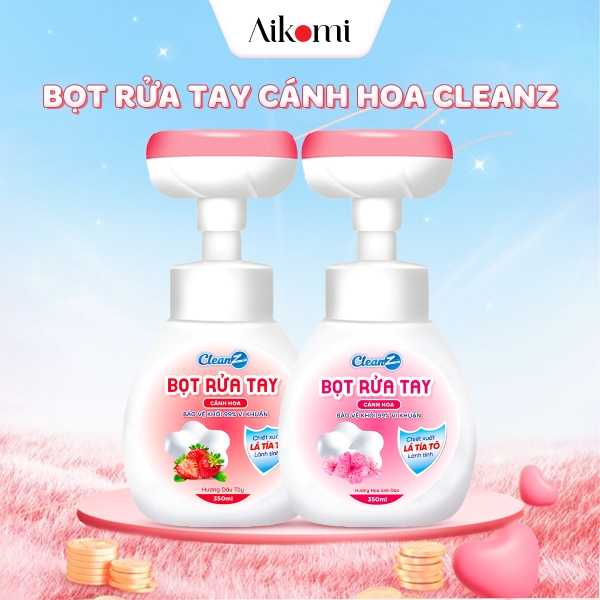 bot-rua-tay-canh-hoa-cleanz-lam-sach-diet-khuan-lam-mem-duong-tay-an-toan-cho-da