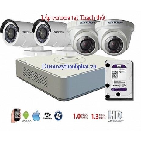 Lắp đặt camera tại Thạch Thất