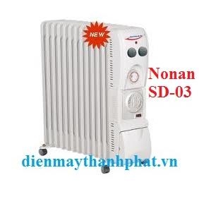 Máy sưởi dầu Nonan SD-03