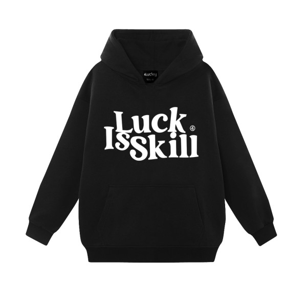 Áo Hoodie dài tay có nón in chữ 4LUCKY - 6110