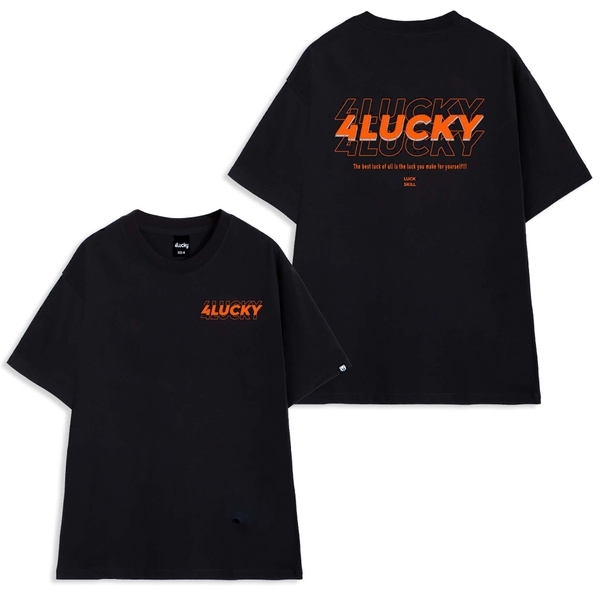 Áo thun nam form rộng 4LUCKY - 6010