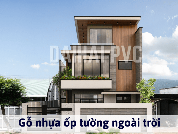 Gỗ nhựa ốp tường ngoài trời - Các mẫu tấm nhựa PVC ngoài trời