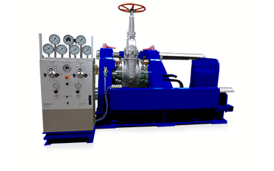 Valve test bench for control and shut-off valves. Model: CSV 400/600 ...