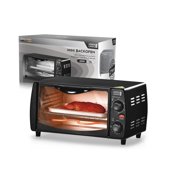 LBMT8683 - Lò nướng mini đa năng LEBENLANG 800W 12L