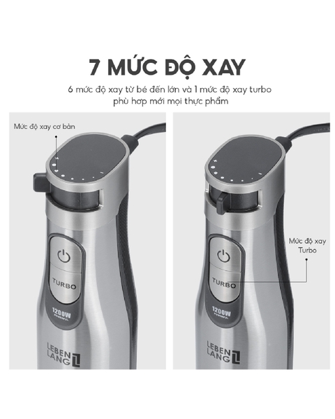 LBL4783 - Máy xay cầm tay đa năng Lebenlang 1200W