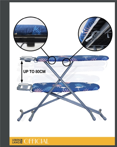 LBB363-Bàn để ủi quần áo LEBENLANG không ổ cắm