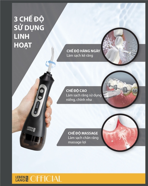 LBT1486 - Máy tăm nước LEBENLANG 21W 200ml 1500mAh