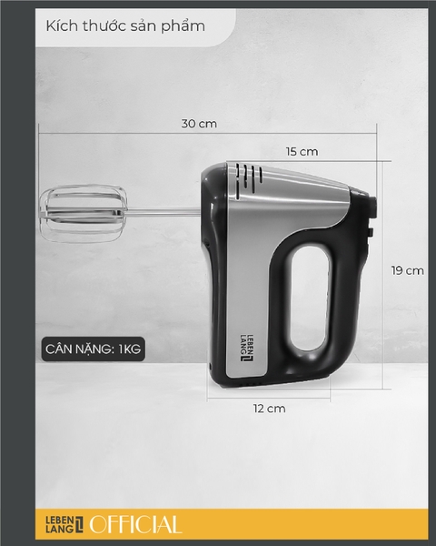 LBL8908 - Máy đánh trứng đa năng LEBENLANG