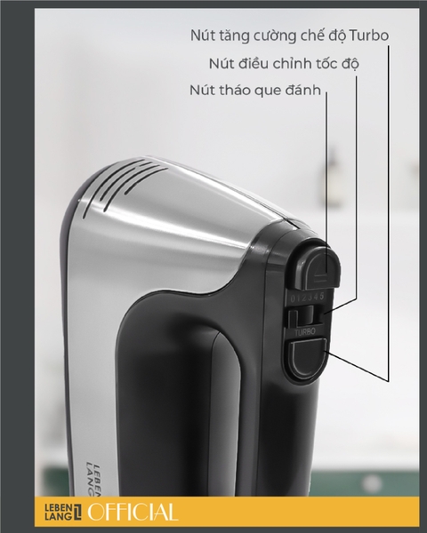 LBL8908 - Máy đánh trứng đa năng LEBENLANG