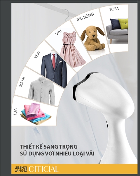 LBL5299 - Bàn là hơi nước cầm tay LBL5299 1500W 320ml