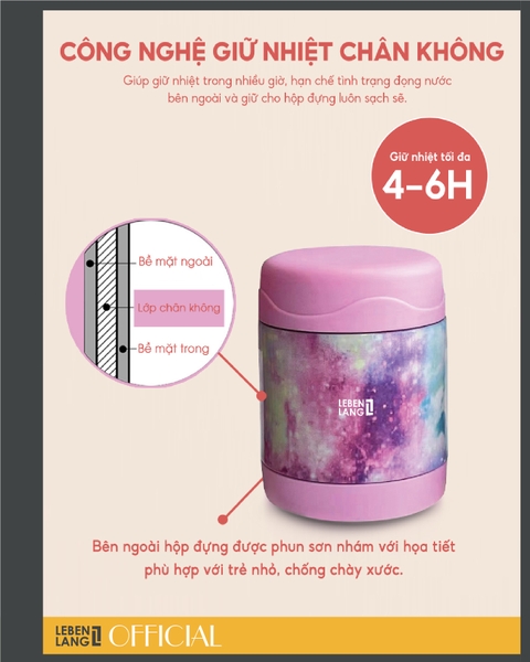 LBL3032 Hộp cơm giữ nhiệt cho bé Lebenlang dung tích 300ml