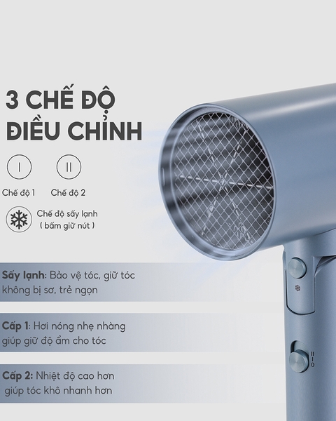 LBL3033 - Máy sấy tóc công nghệ ion LEBENLANG 2000W