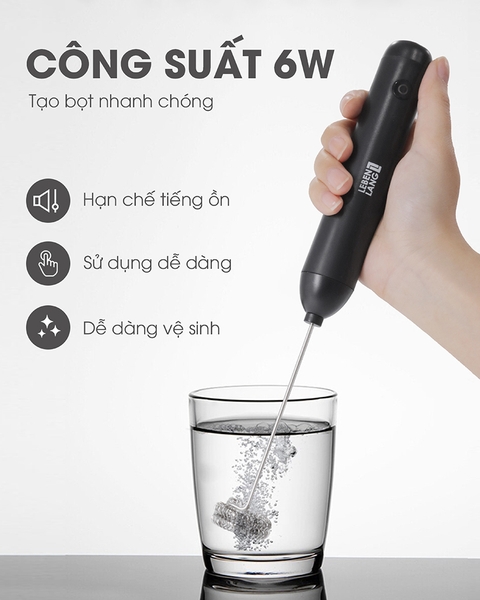 LBL4588 - Máy tạo bọt, đánh trứng cầm tay đa năng LEBENLANG 6W sạc pin