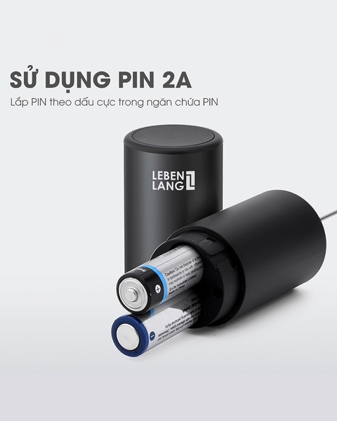 LBL4586 - Máy tạo bọt, đánh trứng cầm tay Lebenlan sử dụng pin 10W