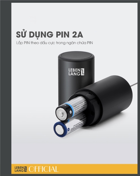LBL4586 - Máy tạo bọt, đánh trứng cầm tay Lebenlan sử dụng pin 10W