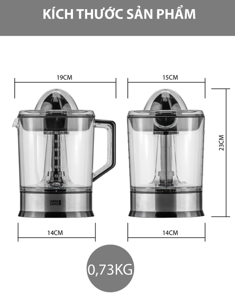 LB3898 - Máy vắt cam Lebenlang 40W dung tích 1200ml