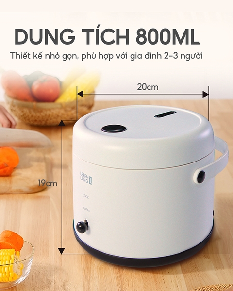 LBL0586 - Nồi cơm điện LEBENLANG 800ml 250W