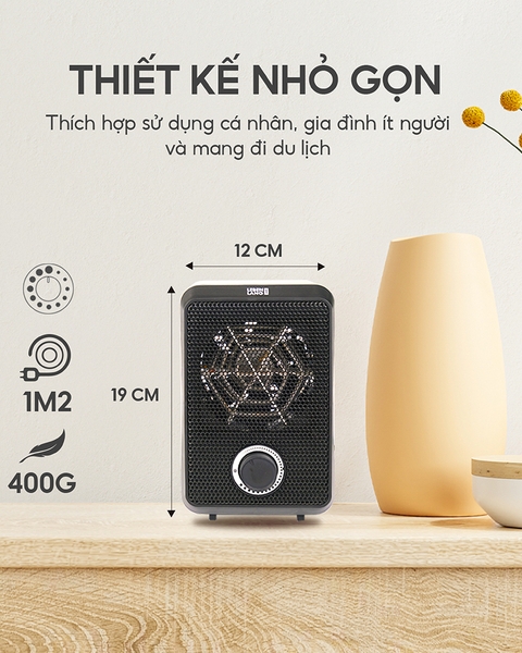 LBL0276-Máy sưởi mini để bàn Lebenlang 600W