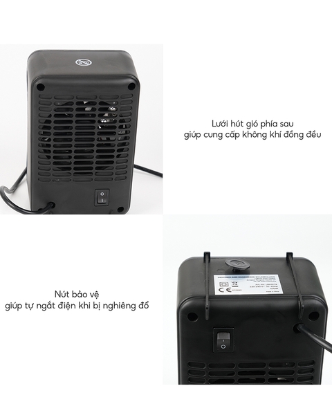LBL0276-Máy sưởi mini để bàn Lebenlang 600W