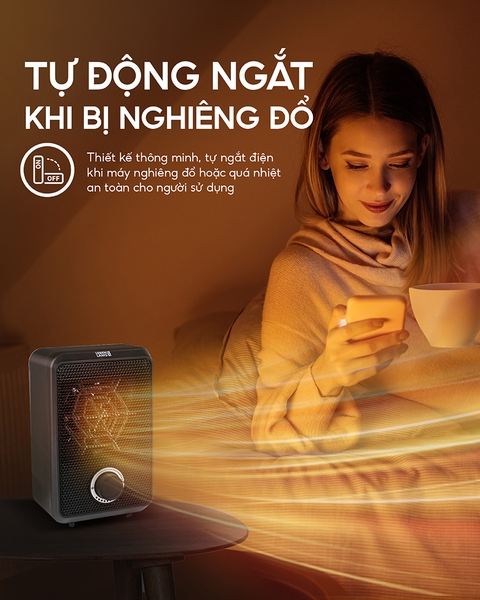 LBL0276-Máy sưởi mini để bàn Lebenlang 600W