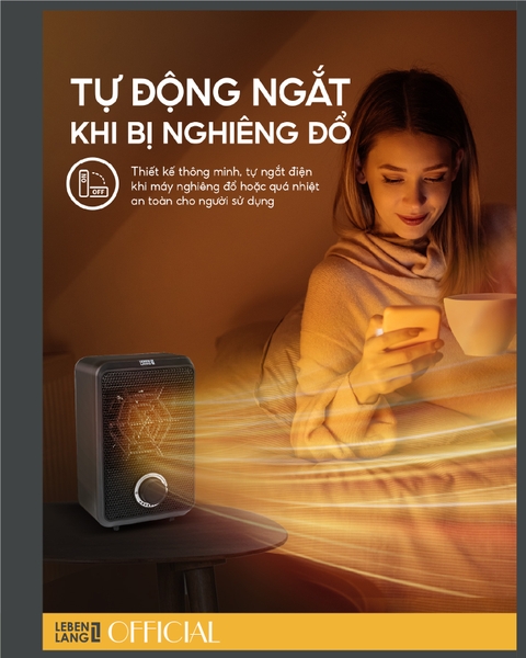 LBL0276-Máy sưởi mini để bàn Lebenlang 600W