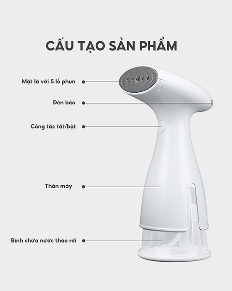 LBL5233 - Bàn là hơi nước cầm tay LBL5233 800W 180ml