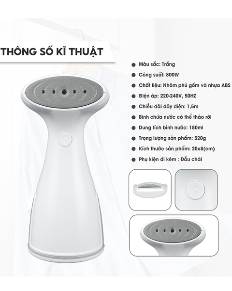 LBL5233 - Bàn là hơi nước cầm tay LBL5233 800W 180ml
