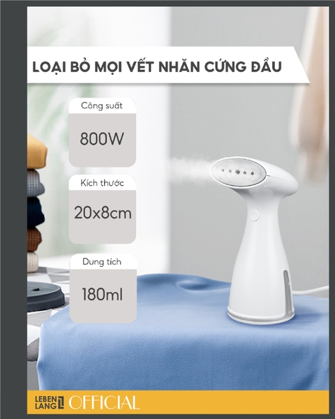 LBL5233 - Bàn là hơi nước cầm tay LBL5233 800W 180ml