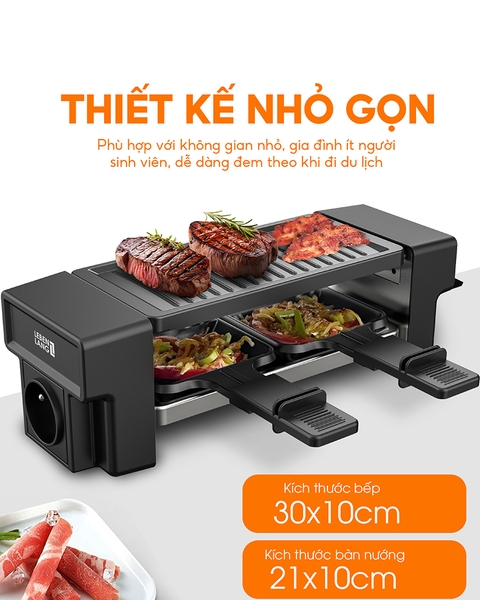 LBL1932 - Bếp nướng điện chống dính LEBENLANG không khói 450W