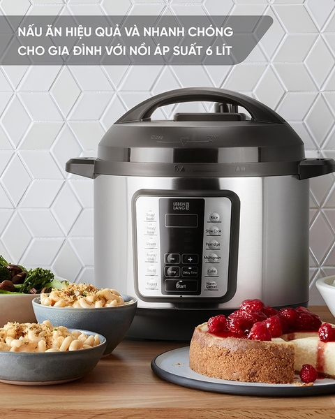 LBL0906 - Nồi áp suất điện tử 12 chức năng LEBENLANG 1000W 6000ml