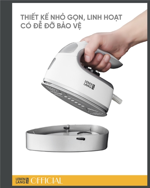 LBL66673 - Bàn là hơi nước du lịch LEBENLANG 1000W 90ml