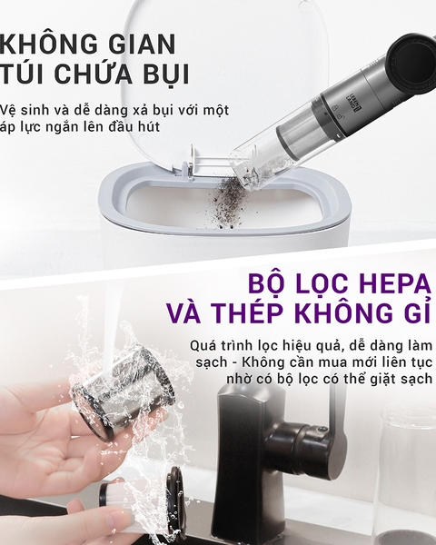 LBL2305 - Máy hút bụi cầm tay LEBENLANG 135W dung tích 200ml