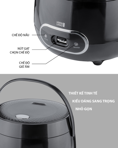 LBL0589 - Nồi cơm điện LEBENLANG 1200ml 500W