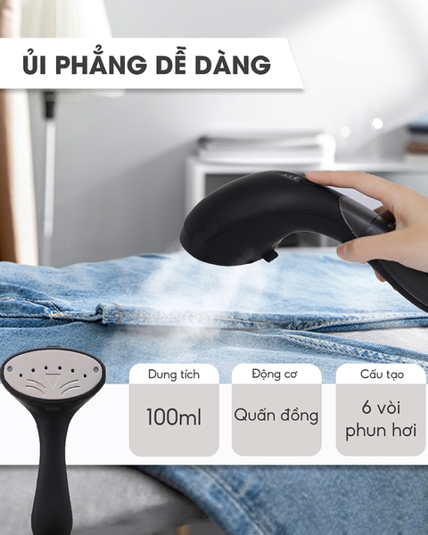 LBL5282 - Bàn là hơi nước cầm tay LEBENLANG 1500W 110ml