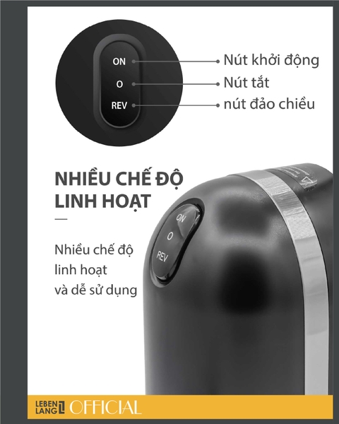 LBSS2204 - Máy ép chậm ngang LEBENLANG 200W 400ml