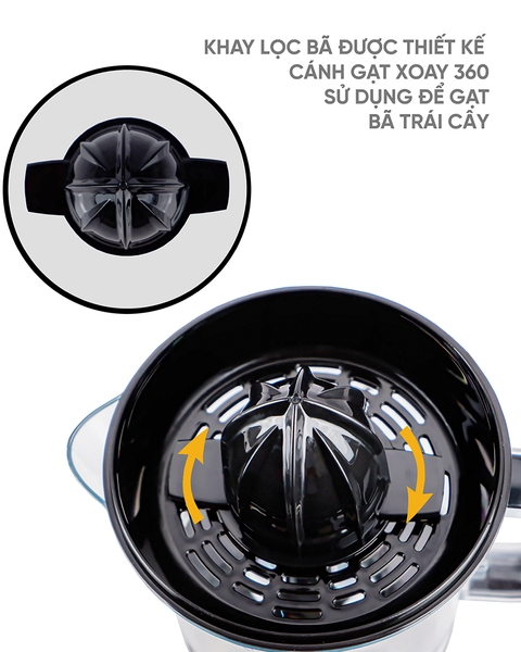 LB389 - Máy vắt cam Lebenlang 40W 700ml