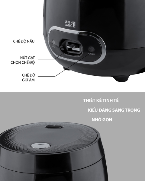 LBL0583 - Nồi cơm điện LEBENLANG 800ml 250W