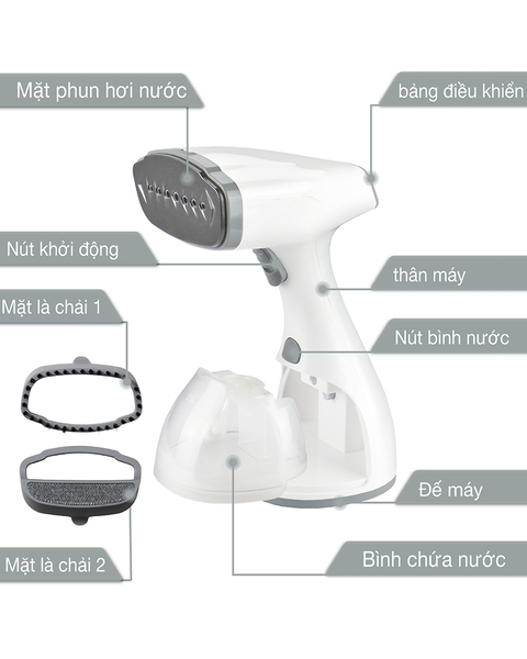 LBD528 - Bàn là hơi nước cầm tay Lebenlang 1500W 300ml