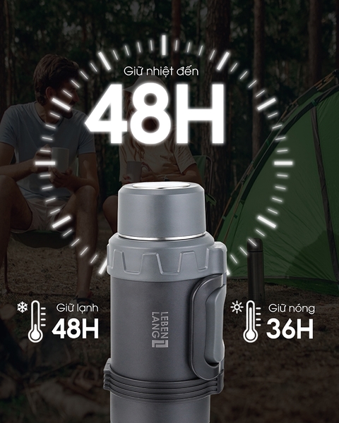 LBL3030 - Phích nước giữ nhiệt có tay cầm LEBENLANG 1600ml