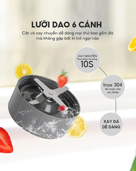 LBL2628 - Máy xay sinh tố đa năng Lebenlang 600W 700ml