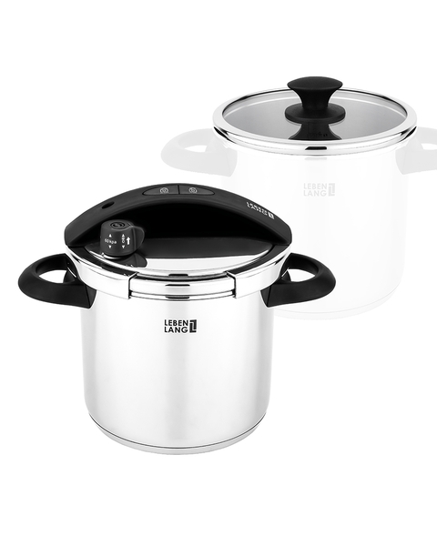 LBL0909- Nồi inox đa năng nắp áp suất Lebenlang 5500ml