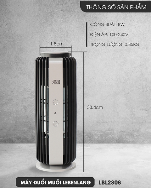 LBL2308 - Đèn bắt muỗi, máy bắt muỗi tự động Lebenlang