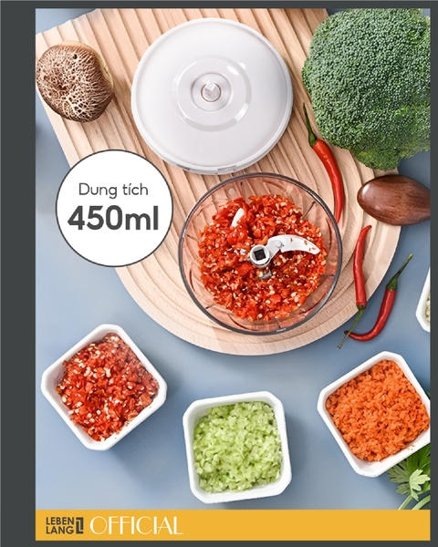 LBL3939 - Dụng cụ nhà bếp, máy xay cầm tay Lebenlang 450ml