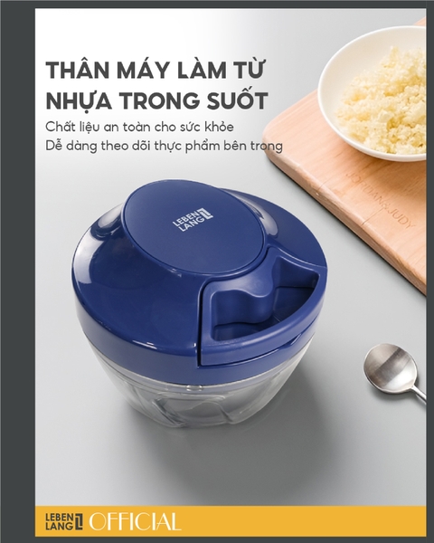 LBL3939 - Dụng cụ nhà bếp, máy xay cầm tay Lebenlang 450ml