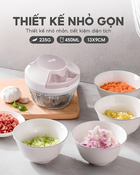 LBL3939 - Dụng cụ nhà bếp, máy xay cầm tay Lebenlang 450ml