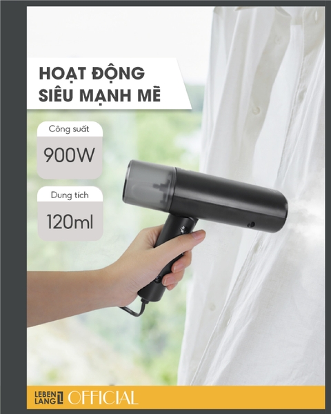 LBL5280 - Bàn là hơi nước gấp gọn tiện lợi LEBENLANG 800W 120ml